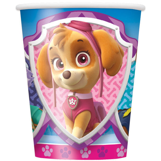 Paw Patrol Girl 9oz Paper Cups, 8ct