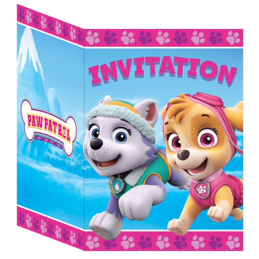 Paw Patrol Girl Invitations, 8ct