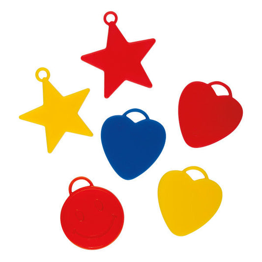 Assorted Plastic Balloon Weights, 144ct