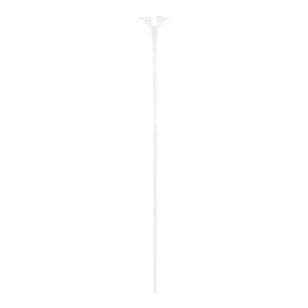 White Balloon Sticks & Cups 12", 6ct