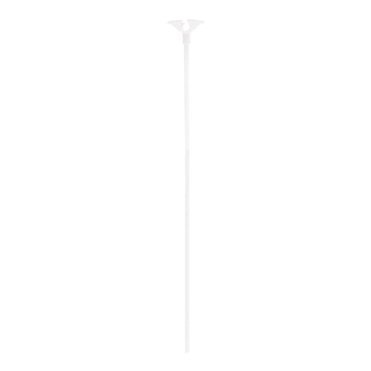 White Balloon Sticks & Cups 12", 6ct
