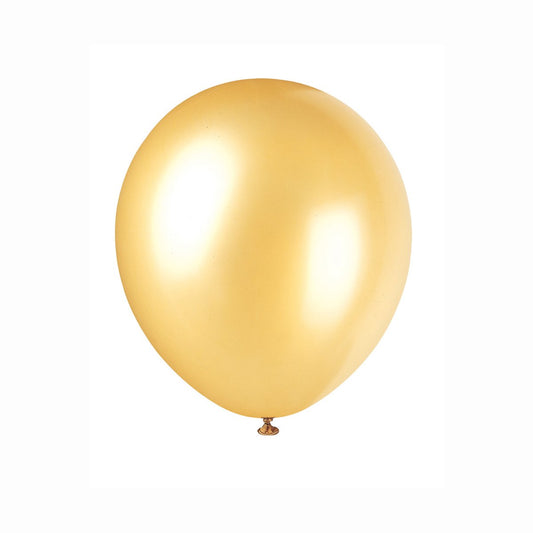12" Latex Balloons, 72ct - Gold