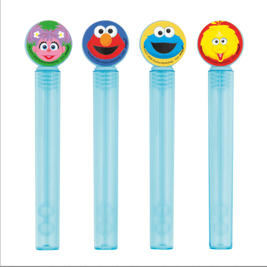 Sesame Street Bubble Tubes and Wands, 4ct