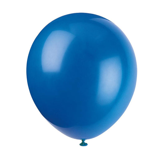 12" Latex Balloons, 10ct - Royal Blue