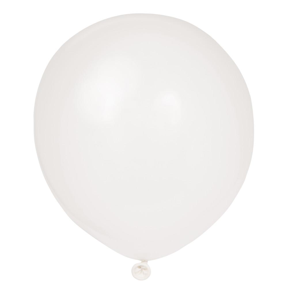 12" Latex Balloons, 10ct - White