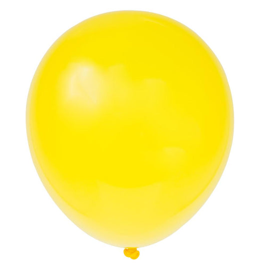 12" Latex Balloons, 10ct - Yellow