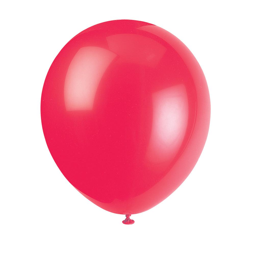 9" Latex Balloons, 20ct - Ruby Red