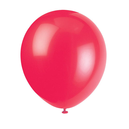 9" Latex Balloons, 20ct - Ruby Red