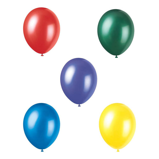 12" Latex Balloons, 8ct - Assorted