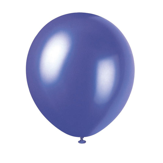 12" Latex Balloons, 8ct - Concord Purple