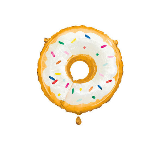 Giant Donut Foil Balloon 23", Packaged
