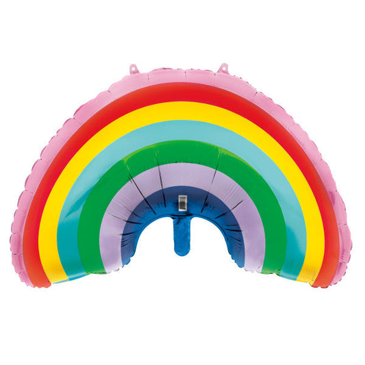 Rainbow Giant Foil Balloon 28.5", Packaged