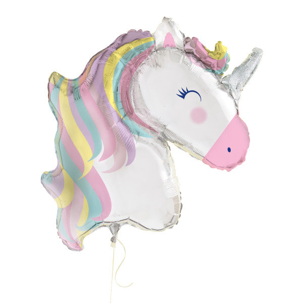 Unicorn Giant Foil Balloon 29", Packaged