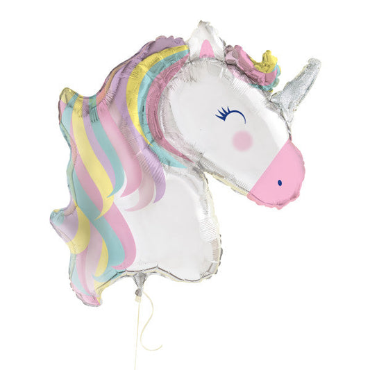 Unicorn Giant Foil Balloon 29", Packaged