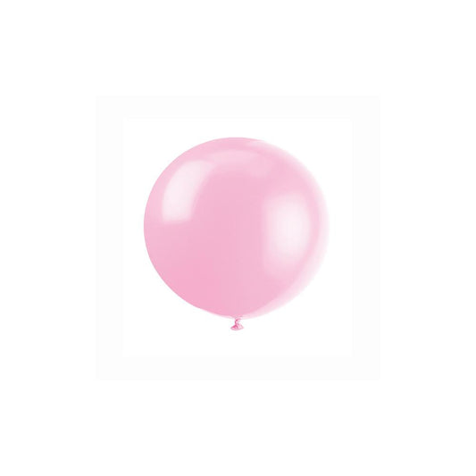 36" Latex Balloons, 6ct - Powder Pink