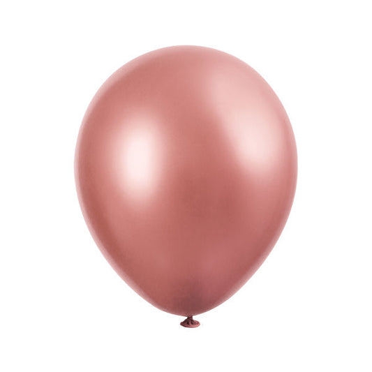 Rose Gold Platinum 11" Latex Balloons, 6ct