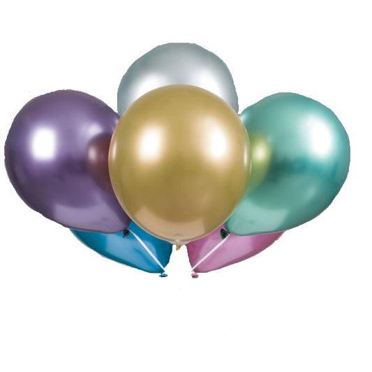 Solid Color Platinum 11" Latex Balloons, 25ct - Assorted