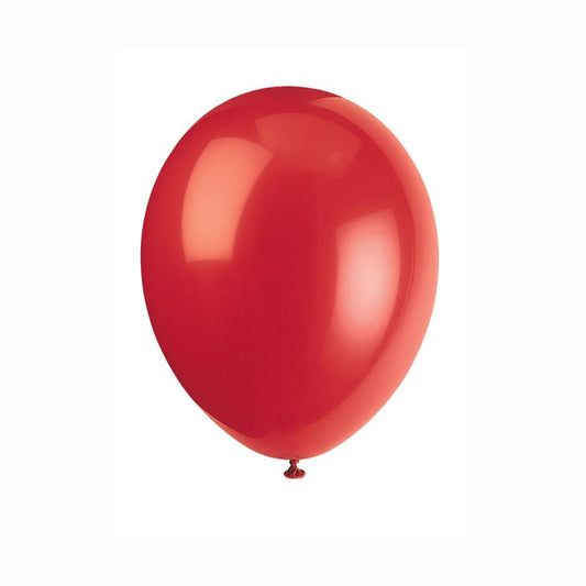 12" Latex Balloons, 50ct - Cherry Red