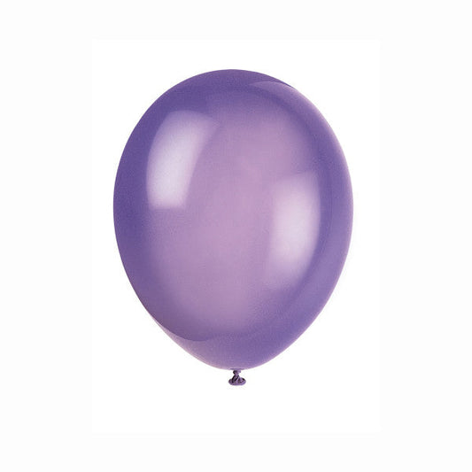 12" Latex Balloons, 50ct - Midnight Purple