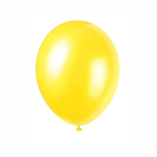 12" Latex Balloons, 50ct - Cajun Yellow