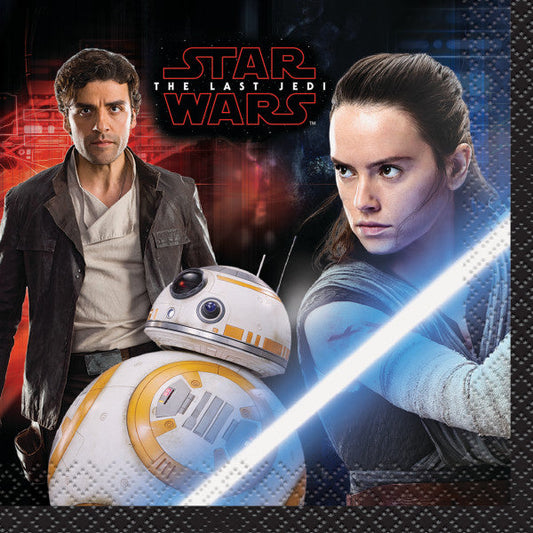 Star Wars Episode VIII Beverage Napkins, 16ct