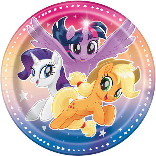 My Little Pony Round 7" Dessert Plates, 8ct