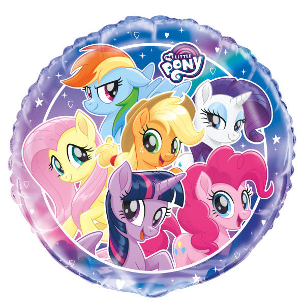 My Little Pony Round Foil Balloon 18", Bulk