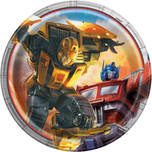 Transformers Round 7" Dessert Plates, 8ct