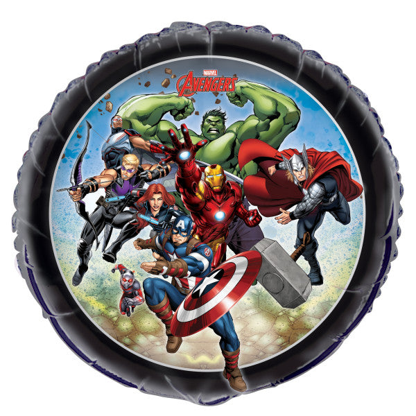 Avengers Round Foil Balloon 18", Bulk