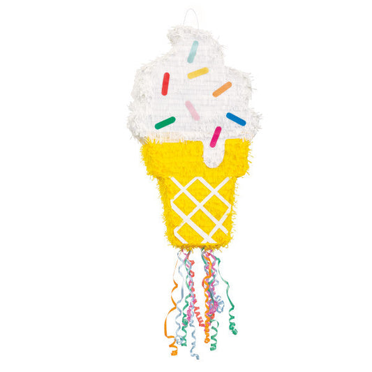 Ice Cream Cone Shaped Drum Pull Pinata