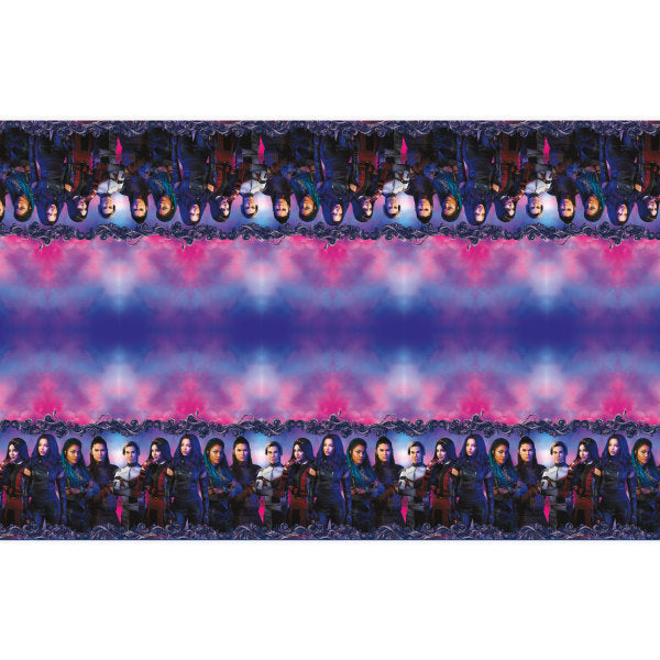 Disney Descendants 3 Rectangular Plastic Table Cover, 54"x84"