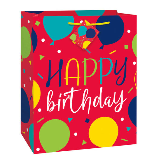 Balloon Party Birthday Large Gift Bag
