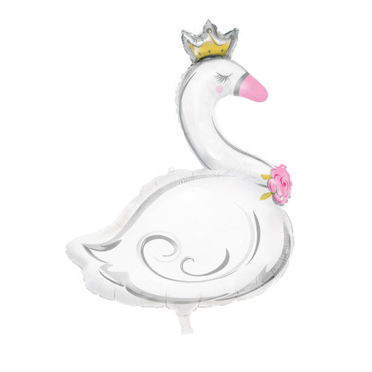 Swan Giant Foil Balloon 42.5", Packaged