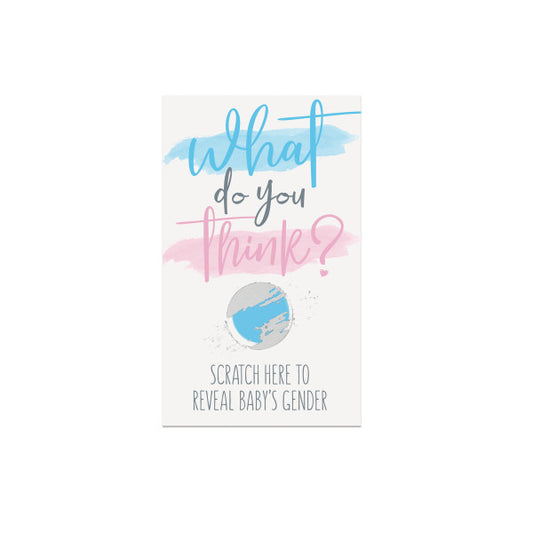Gender Reveal Party Games, Boy Scratch-Off 10ct