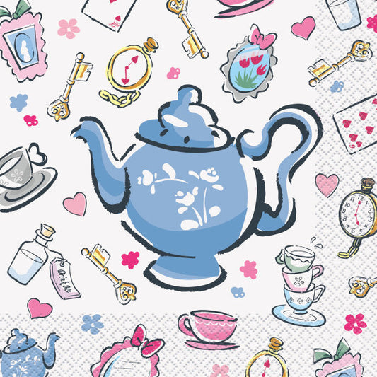 Disney Alice in Wonderland Luncheon Napkins, 16ct