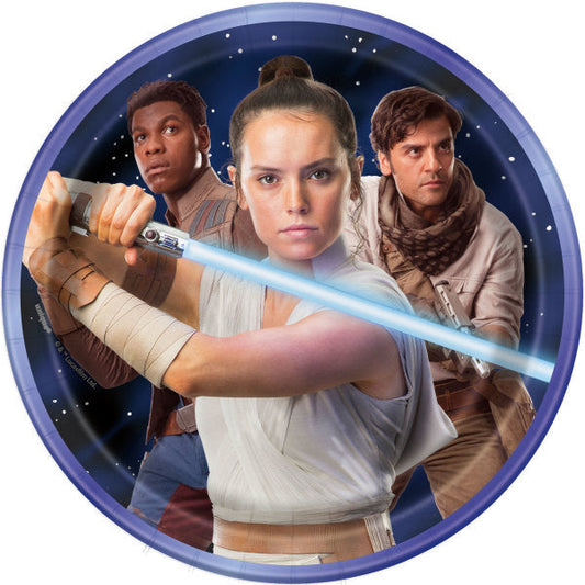 Star Wars Episode IX Round 7" Dessert Plates, 8ct