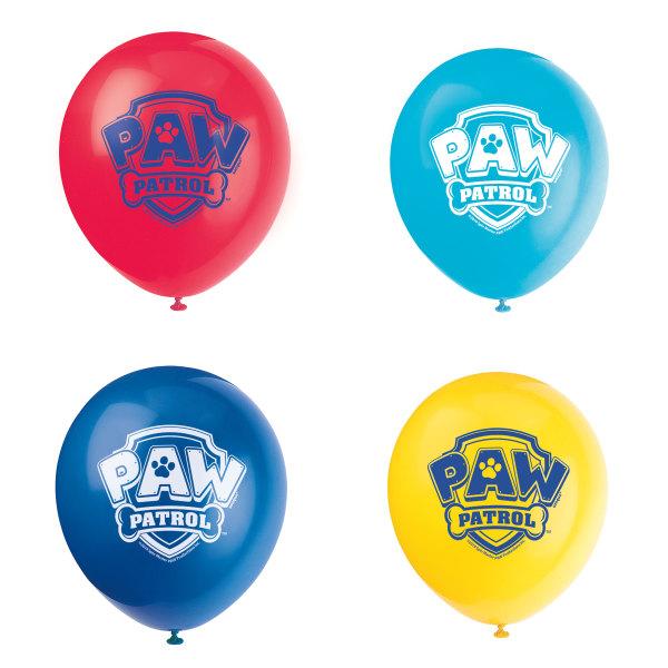 Paw Patrol 12" Latex Balloons, 8ct