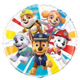 Paw Patrol Round Foil Balloon 18", Packaged