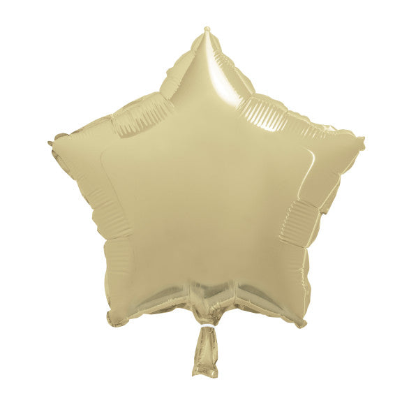Gold Solid Star Foil Balloon 18", Bulk