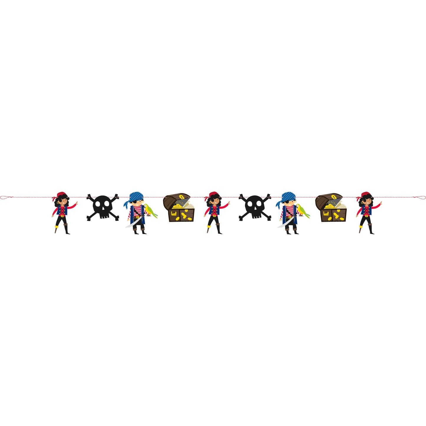 Ahoy Pirate Garland, 7ft