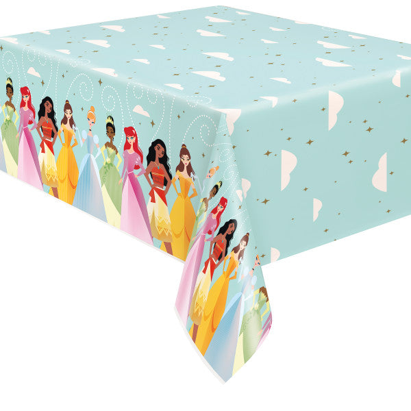 Disney Princess Rectangular Plastic Table Cover, 54" x 84"