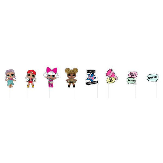 LOL Surprise Photo Booth Props, 8ct