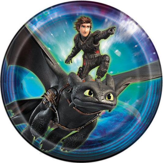 How to Train Your Dragon 3 Round 9" Dinner Plates, 8ct