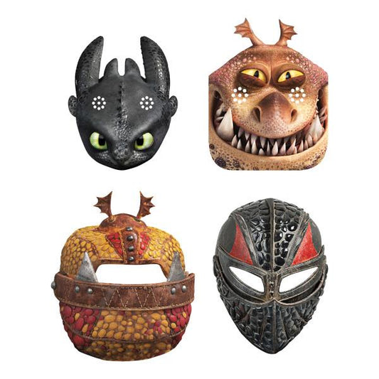 How to Train Your Dragon 3 Party Masks, 8ct