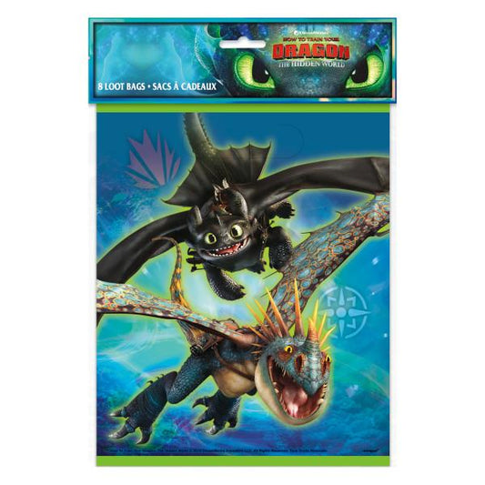 How to Train Your Dragon 3 Loot Bags, 8ct