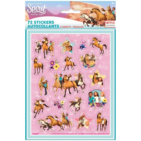 Spirit Riding Free Sticker Sheets, 4ct