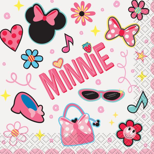 Disney Iconic Minnie Mouse Beverage Napkins, 16ct