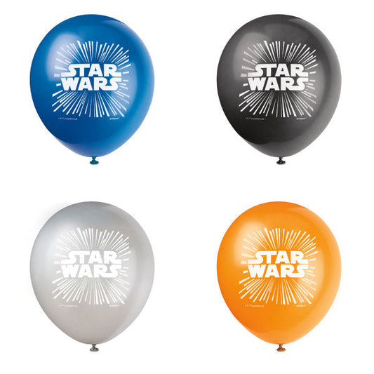 Star Wars Classic 12" Latex Balloons, 8ct