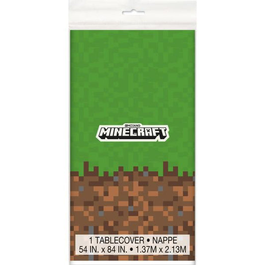 Minecraft Rectangular Plastic Table Cover, 54"x84"