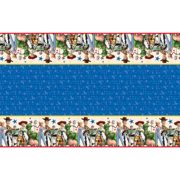 Disney Toy Story 4 Rectangular Plastic Table Cover, 54"x84"
